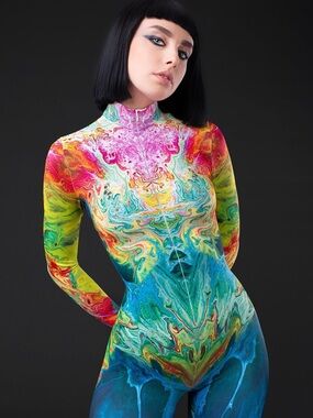 Badinka XS Gaia one piece costume NWOT